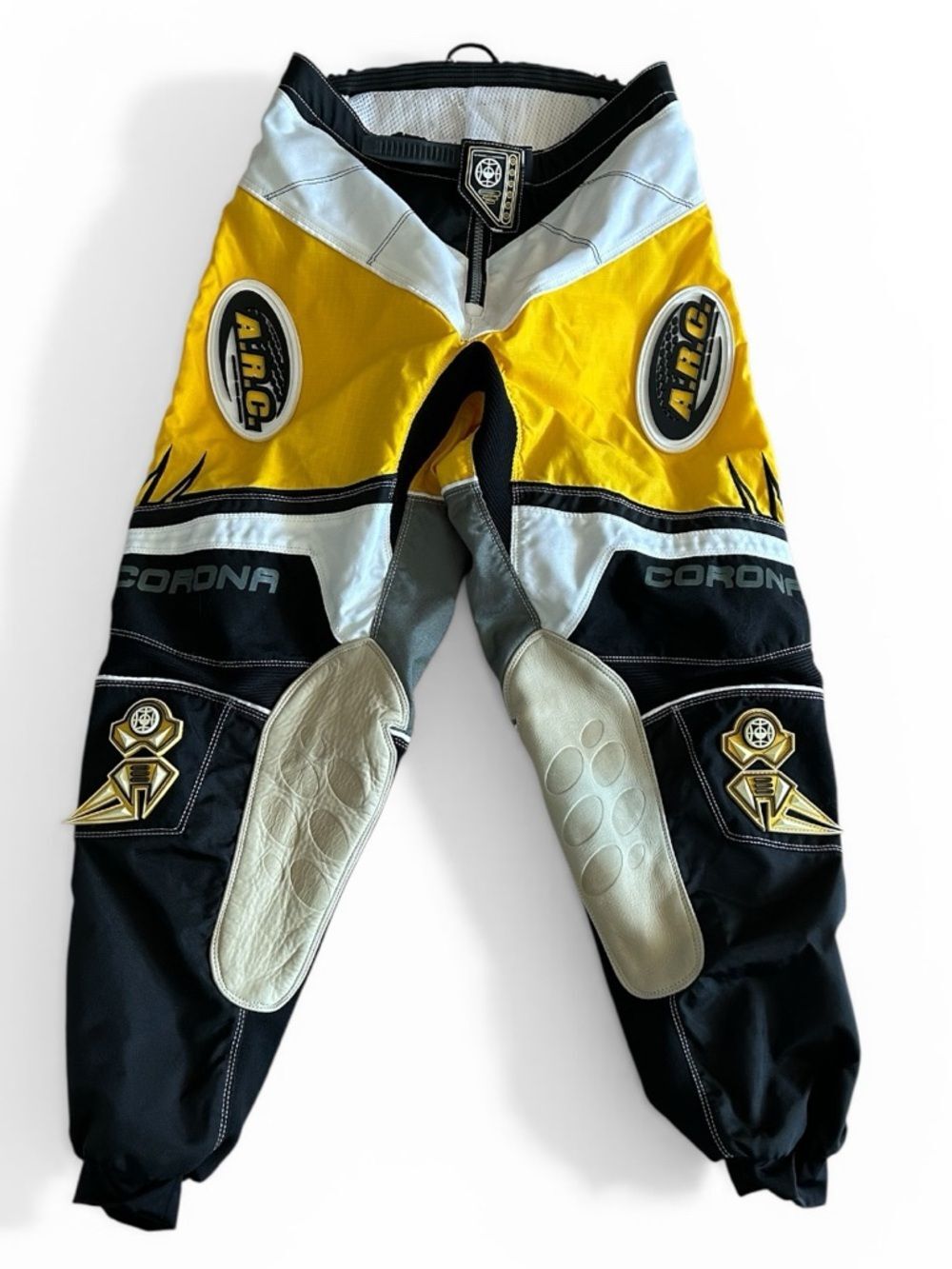 A.R.C. Corona Motocross Racing Pants Yellow Black Men’s